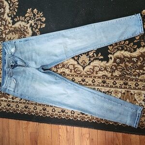 Women SHEIN Light Blue Skinny Jeans; 36
